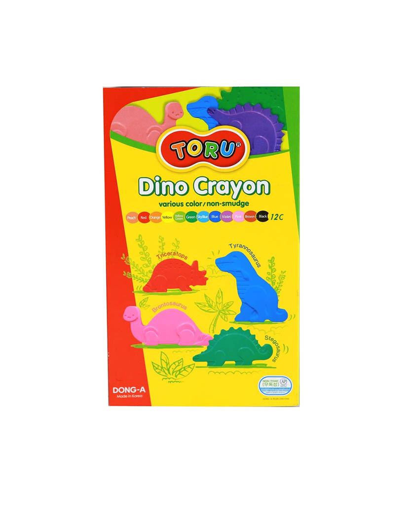 Toru-Dino Crayon 12 Colors-v2